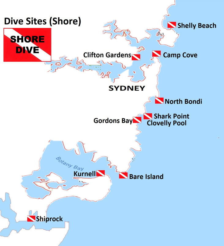 Sydney Dive Sites (Shore Dives)